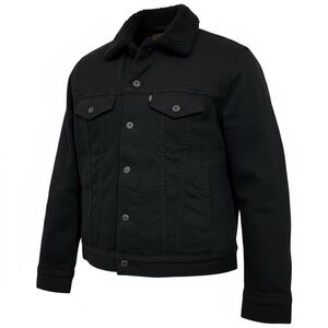 Levi’s Premium Denim Sherpa Lined Jacket - Women’s XS Triple Black